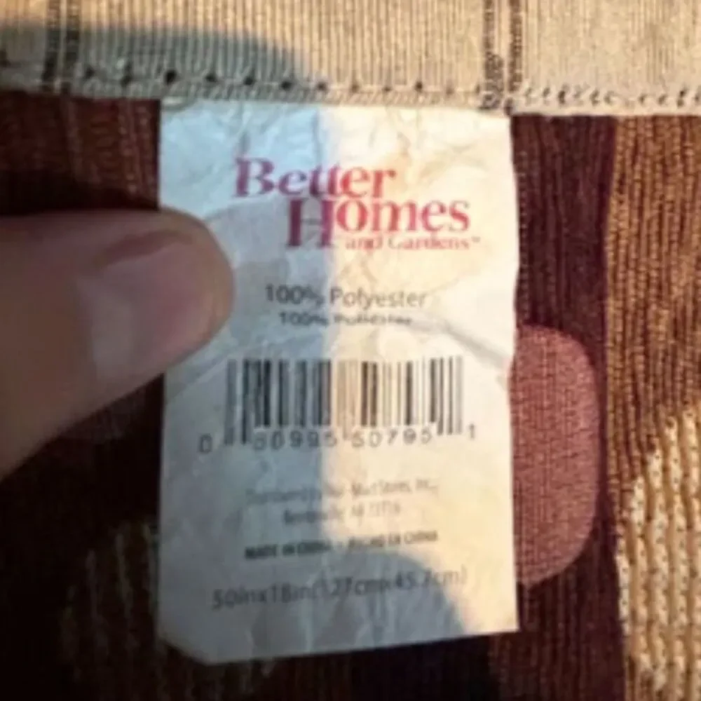 Better Homes & Gardens Hodge Podge Valance 50x18 Multicolor Dot Curtain